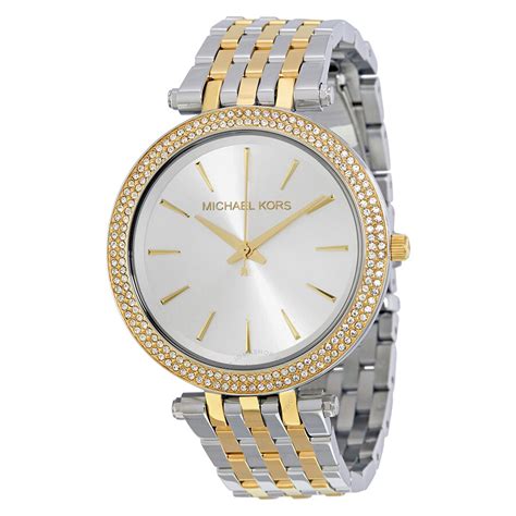 Ladies / Womens Silver Dial Two